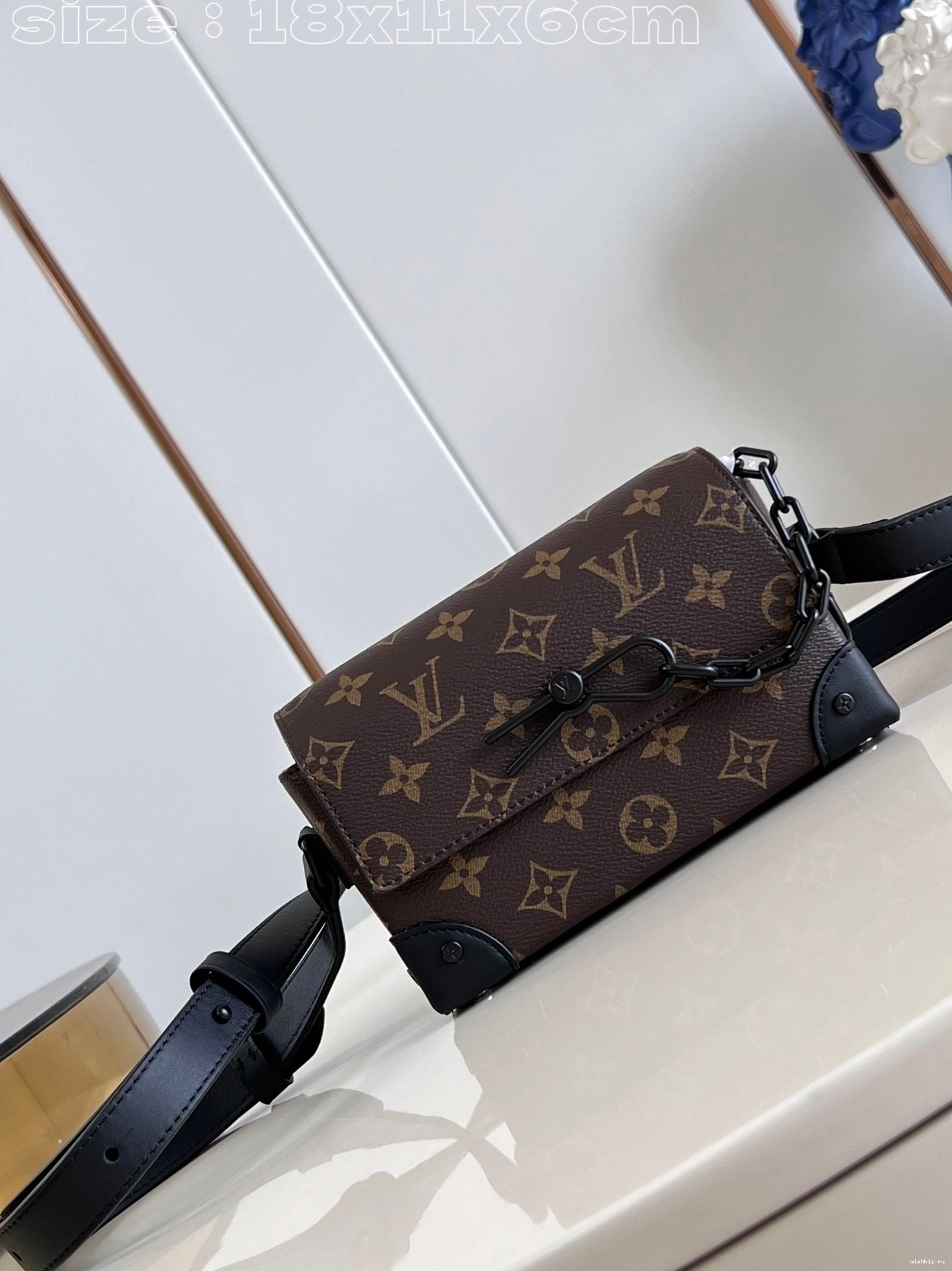 WIS LOUIS Wallet-18*11*6.5CM VUITTON Steamer Wearable 0718